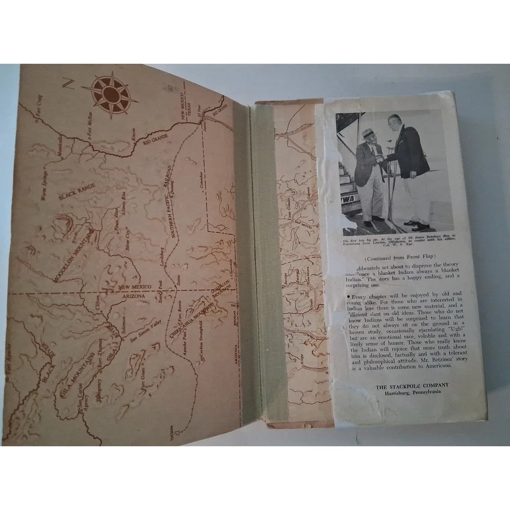 I Fought with Geronimo by Jason Betzinez 1st Edition 1959 HCDJ